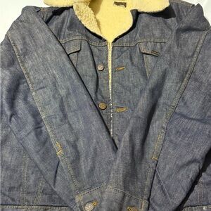 Roebucks Men's Denim Sherpa Jacket XL